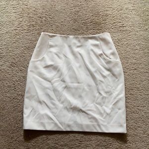 H&M cream pencil skirt